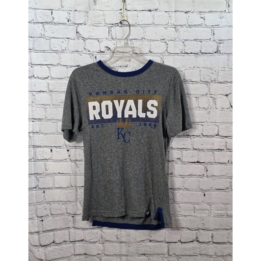 Majestic Kansas City‎ Royals Adults Small Grey Short Sleeve T-Shirt